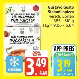 Edeka Gustavo Gusto Steinofenpizza Angebot