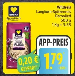 Edeka Wildreis Langkorn-Spitzenreis Parboiled Angebot