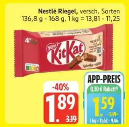 Edeka Nestlé Riegel, versch. Sorten Angebot