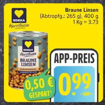 Edeka Braune Linsen Angebot