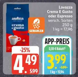 Edeka Lavazza Crema E Gusto oder Espresso Angebot