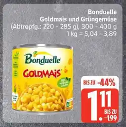 Edeka Bonduelle Goldmais und Grüngemüse Angebot