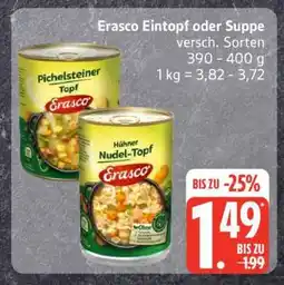 Edeka Erasco Eintopf oder Suppe Angebot