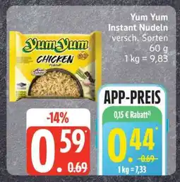 Edeka YUM YUM Instant-Nudeln Angebot