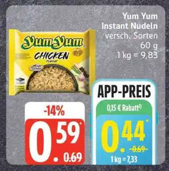 Edeka YUM YUM Instant-Nudeln Angebot