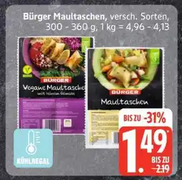 Edeka Bürger Maultaschen, versch. Sorten Angebot