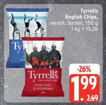 Edeka Tyrrells English Chips Angebot