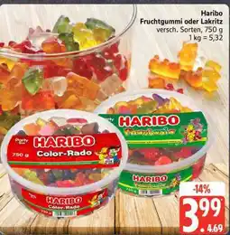 Edeka Haribo Fruchtgummi oder Lakritz Angebot