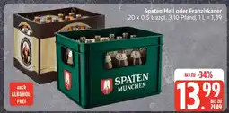 Edeka Spaten Hell oder Franziskaner Angebot