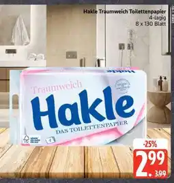 Edeka Hakle Traumweich Toilettenpapier Angebot