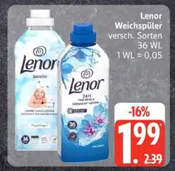 Edeka Lenor Weichspüler Angebot