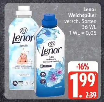 Edeka Lenor Weichspüler Angebot