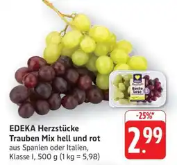 Edeka EDEKA Herzstücke Trauben Mix hell und rot Angebot