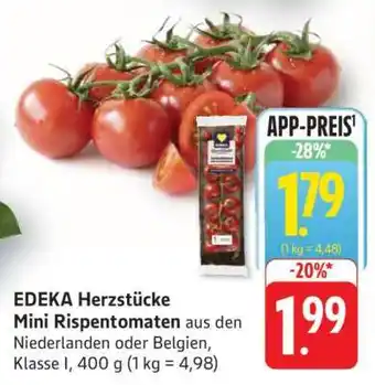 Edeka EDEKA Herzstücke Mini Rispentomaten Angebot