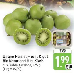 Edeka Unsere Heimat – echt & gut Bio Naturland Mini Kiwis Angebot