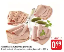 Edeka Fleischkäse-Aufschnitt gemischt Angebot
