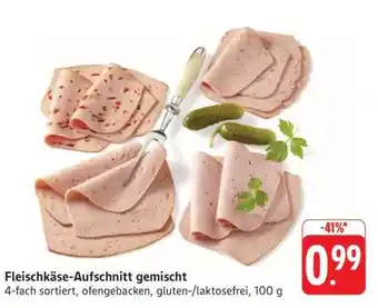 Edeka Fleischkäse-Aufschnitt gemischt Angebot