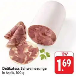 Edeka Delikatess Schweinezunge Angebot