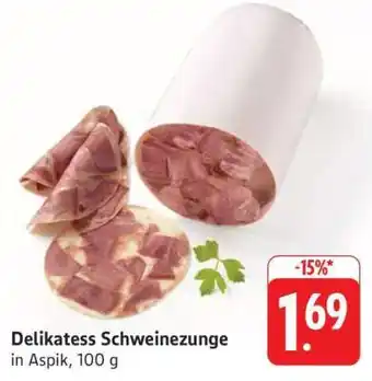 Edeka Delikatess Schweinezunge Angebot