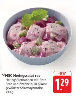 Edeka MSC Heringssalat rot Angebot