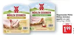 Edeka RÜGENWALDER MÜHLE Mühlen-Schinken Angebot