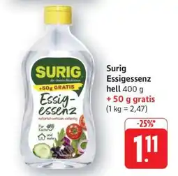Edeka SURIG Essigessenz hell Angebot