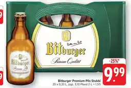 Edeka Bitburger Premium Pils Stubbi Angebot
