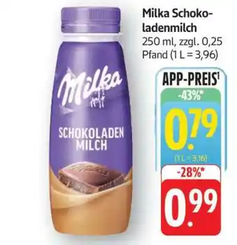 Edeka Milka Schokoladenmilch Angebot