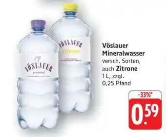 Edeka Vöslauer Mineralwasser Angebot