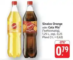 Edeka Sinalco Orange oder Cola-Mix Angebot