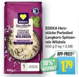 Edeka EDEKA Herzstücke Parboiled Langkorn-Spitzenreis Wildreis Angebot