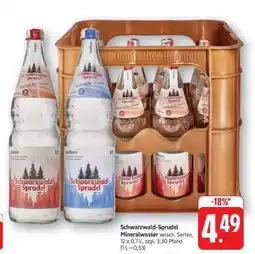 Edeka Schwarzwald-Sprudel Mineralwasser Angebot