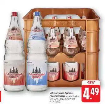 Edeka Schwarzwald-Sprudel Mineralwasser Angebot