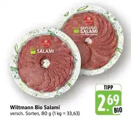 Edeka Wiltmann Bio Salami Angebot