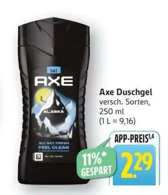 Edeka AXE Duschgel Angebot