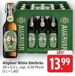 Edeka Allgäuer Büble Edelbräu Angebot