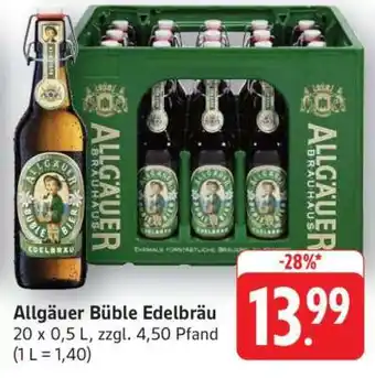 Edeka Allgäuer Büble Edelbräu Angebot