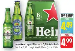 Edeka Heineken Lager Bier Angebot