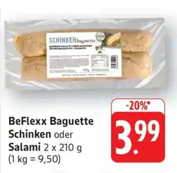 Edeka BeFlexx Baguette Schinken oder Salami Angebot