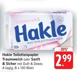 Edeka Hakle Toilettenpapier Traumweich oder Sanft & Sicher Angebot