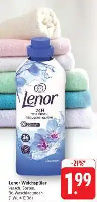 Edeka Lenor Weichspüler Angebot