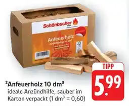 Edeka Anfeuerholz 10 dm³ Angebot