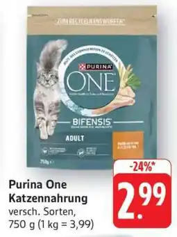 Edeka PURINA ONE Katzennahrung Angebot