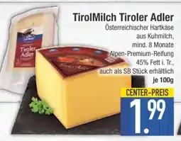 Edeka TirolMilch Tiroler Adler Angebot