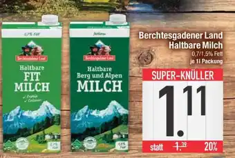 Edeka Berchtesgadener Land Haltbare Milch Angebot