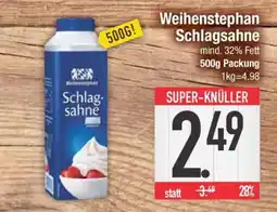 Edeka Weihenstephan Schlagsahne Angebot