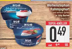 Edeka WEIHENSTEPHAN Rahmjoghurt Angebot