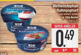Edeka WEIHENSTEPHAN Rahmjoghurt Angebot