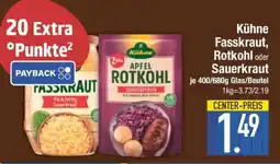 Edeka Kühne Fasskraut, Rotkohl oder Sauerkraut Angebot