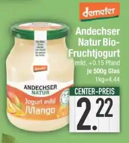 Edeka Andechser Natur Bio- Fruchtjogurt Angebot